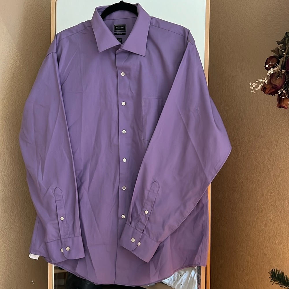 ARROW USA 1851 men’s dress shirt 171/2 34/35